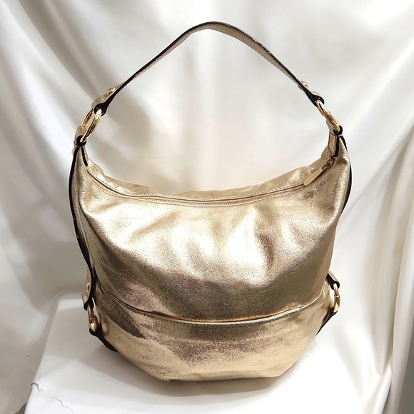 MICHAEL Michael Kors Gold Shoulder Bag - Picture 2 of 16